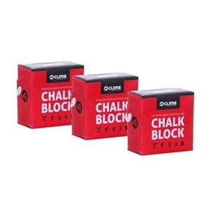 Magnésio Chalk Block 56g - 4Climb - Kit com 3 unidades
