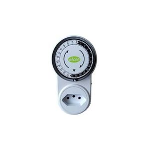 Timer Analógico Temporizador Programável Tomada Bivolt Elcon TM-22