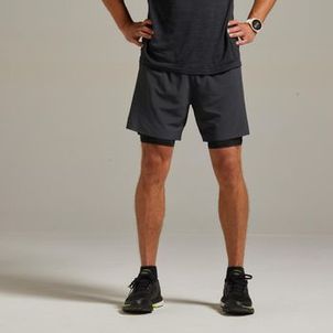 Shorts Masculino de Corrida 2 em 1 Kiprun
