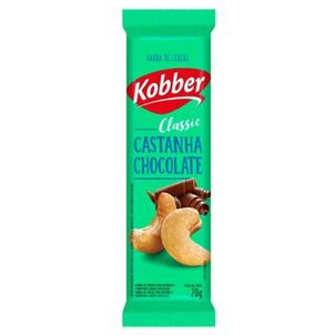 Barra de Cereal Castanha com Chocolate 20g Kobber