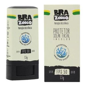 Protetor Solar Facial Brazinco Fps 50 Resistente Água Vegano