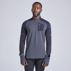 Camiseta Masculina de Corrida Warm Light Kiprun