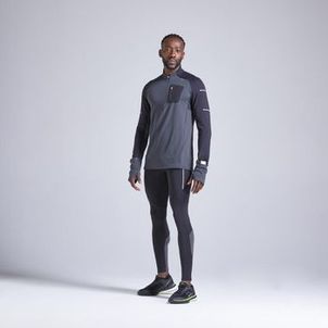 Camiseta Masculina de Corrida Warm Light Kiprun