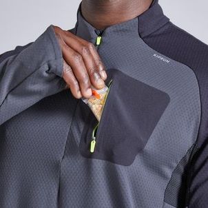 Camiseta Masculina de Corrida Warm Light Kiprun