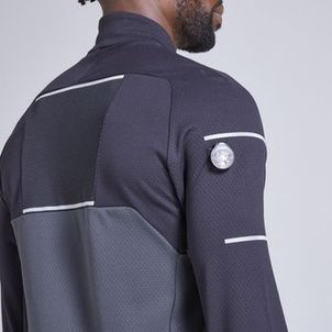 Camiseta Masculina de Corrida Warm Light Kiprun