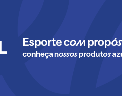 Esporte com propósito, conheça nossos produtos azuis ecodesign