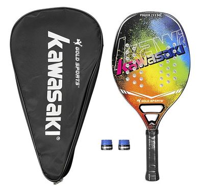 Kit Raquetes Beach Tennis Gold Sports Power 211MC Kawasaki