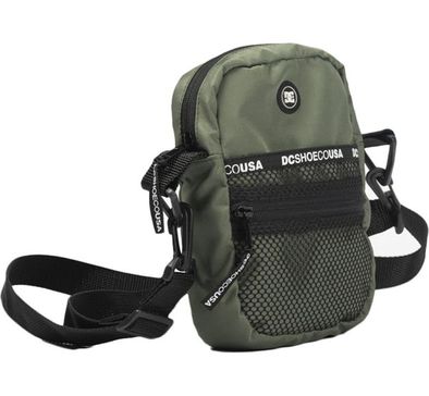 Shoulder Bag DC Shoes Starcher 5 SM24 Verde Escuro/Preto Shoulder Bag DC Shoes Starcher 5 SM24 Verde Escuro/Preto