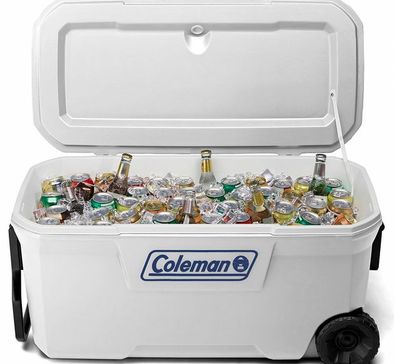 Caixa Térmica com Rodas 94,6L Marine Coleman