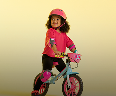 Tudo para pedalar! Acessórios para todas idades.