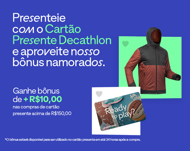 Cartão Presente: bônus de dia dos namorados