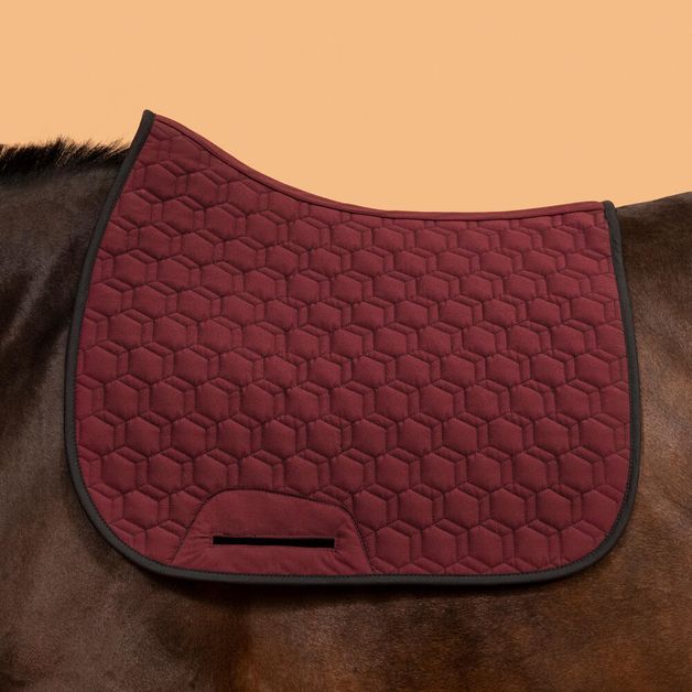 Saddle-pad-500-navy-green-fs-Preto