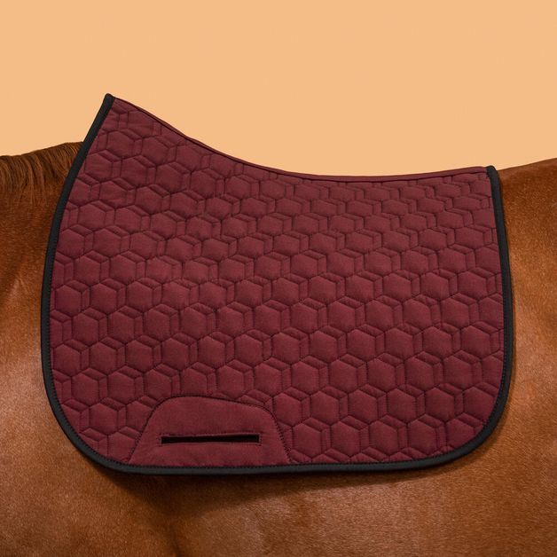 Saddle-pad-500-navy-green-fs-Preto