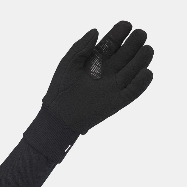 Gloves-sh500-fleece-jr-grey-pi-14-years-Preto-10-ANOS