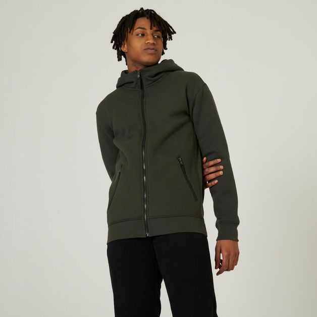 Sweat hood zip 520 warm, 3xl (chest 52") Verde 3G