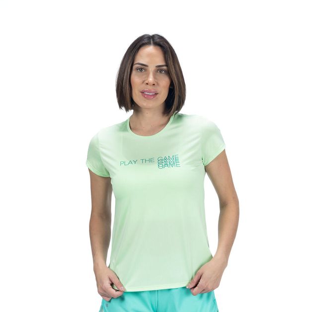 Camiseta feminina de academia ESSENCIAL 120