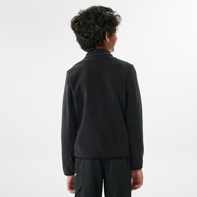 Blusa Fleece infantil MH150, preto, 8-9 ANOS