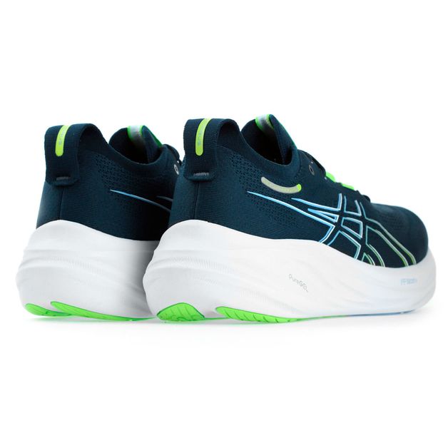 Tênis ASICS GEL-Nimbus 26 - Masculino - Azul Marinho com Azul e