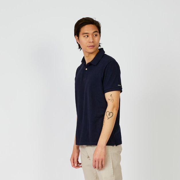 Polo sailing 100 m navy, xl (chest 43") Marinho M