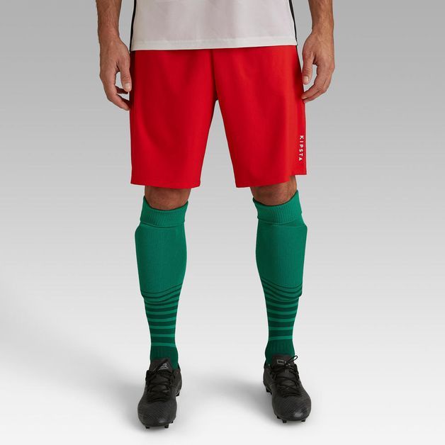 Football short f500 ss19 navy blue, xs Vermelho P