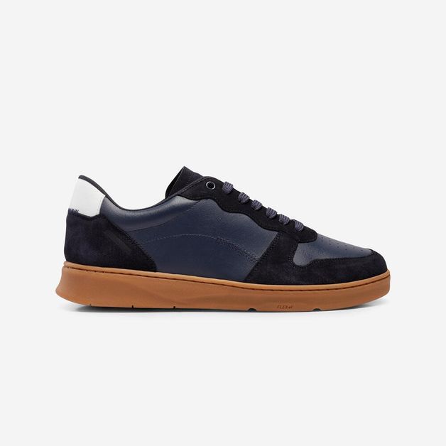 Calçado de Caminhada Masculino Urbana Walk Protect Couro, azul, 39 BR
