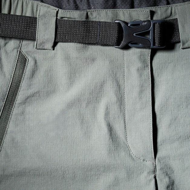 Short Feminino de Trekking M500 Forclaz, caqui, 36