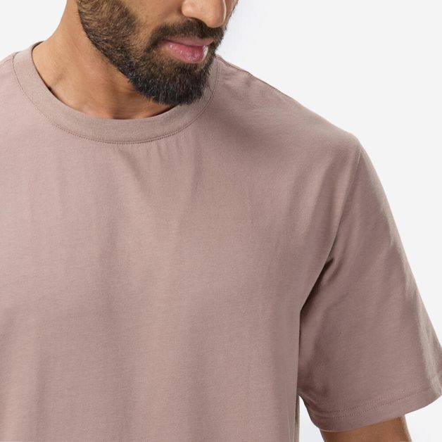 T-shirt regular 500 ess, 4xl (chest 56") Marrom 3G