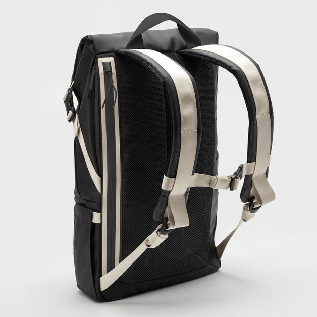 Backpack urban black beige 25l, no size