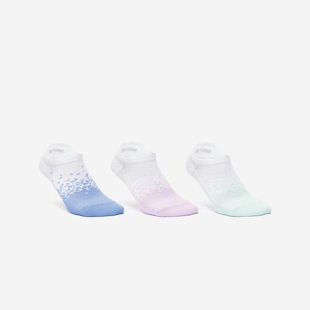 Invisible prt socks x3, uk5.5-8 eu39-42 Branca 37/40 BR