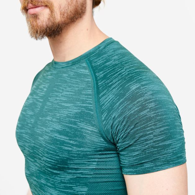 T shirt compressive grey, xl Turquesa M