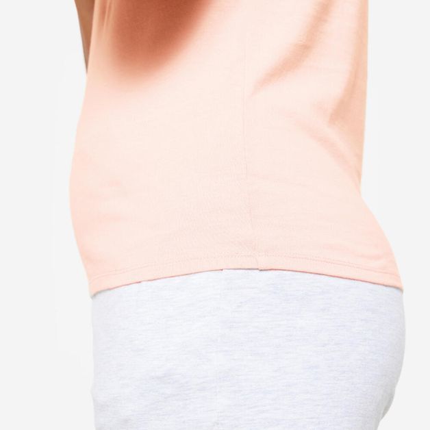 T-shirt 500 v neck whi, uk24-26 / eu 3xl Rosada G