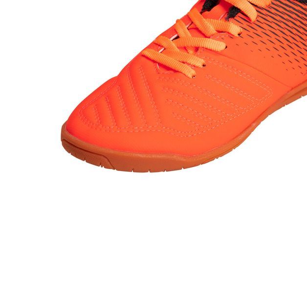 Chuteira de Futsal Infantil Agility 100, laranja-citrus-neon, 37 BR