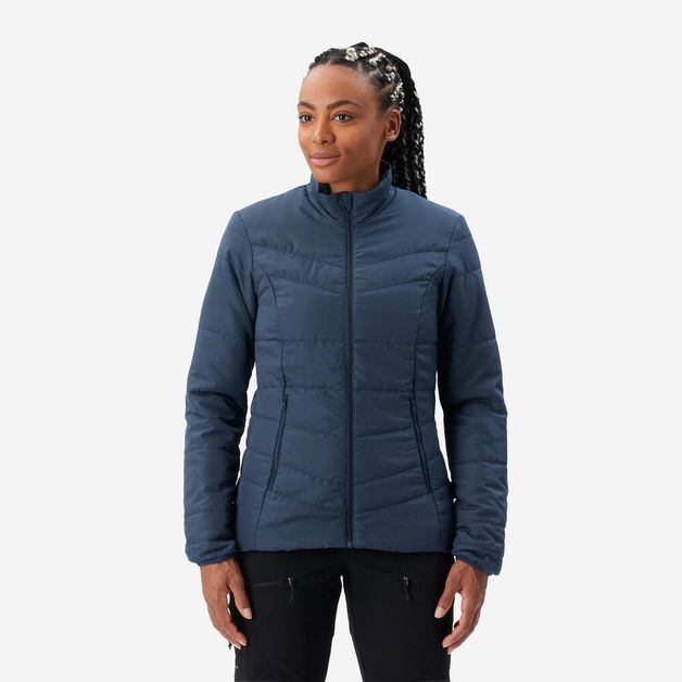 PADDED JACKET NH100 W DARK NAVY, XS