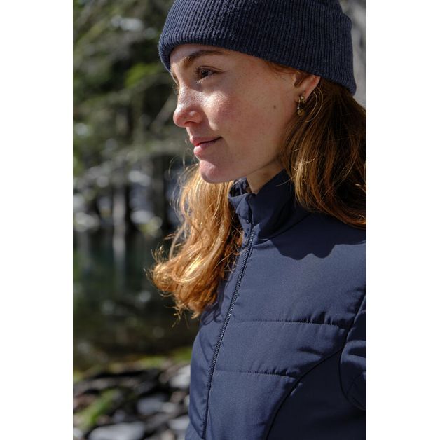 PADDED JACKET NH100 W DARK NAVY, XS