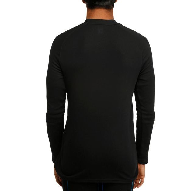 Blusa masculina segunda pele Simple Warm, preta, G