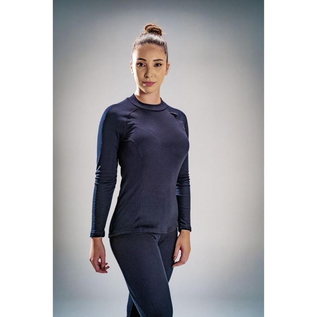 Segunda pele Simple Warm feminina Wedze, preto, G