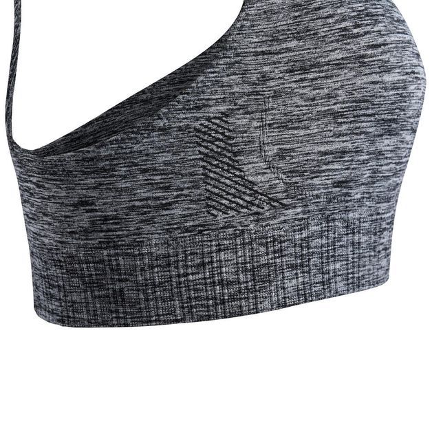 *TOP SEAMLESS BASICO CINZA MESCLA, S