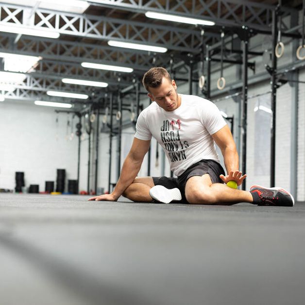 BOLA DE MASSAGEM CROSSTRAINING,  TAM UNICO, COR UNICA
