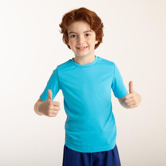 Camiseta Top Solar Infantil, azul, 14 ANOS