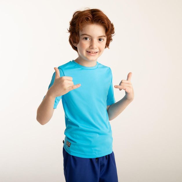 Camiseta Top Solar Infantil, azul, 14 ANOS