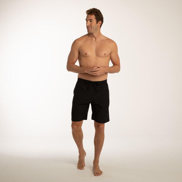 Bermuda Masculina de Surf 100 20, preta, M