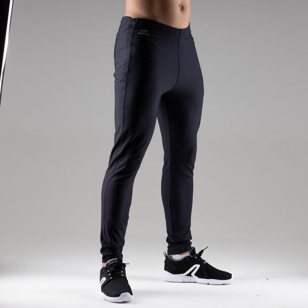 Legging de corrida feminina Mid Tight, preto, 3G