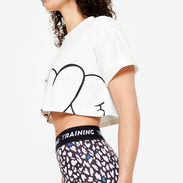 T-shirt crop loose fts, uk16-18 / eu xl G