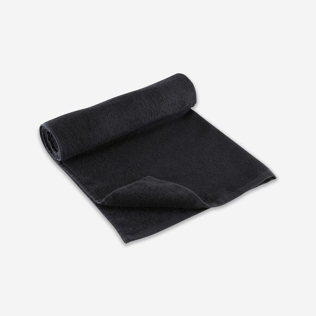 TOWEL S FITNESS BLACK DOMYOS, UNIQUE