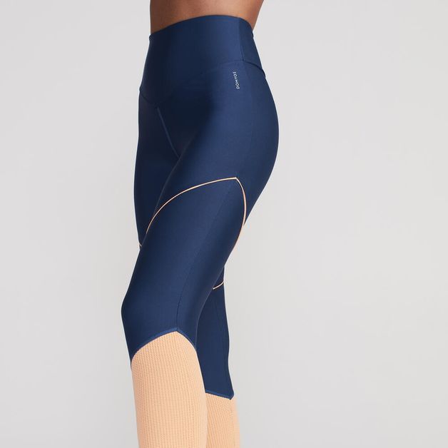 Leg compressão perf fit 500 azm/lim, xl Azul-laranja P