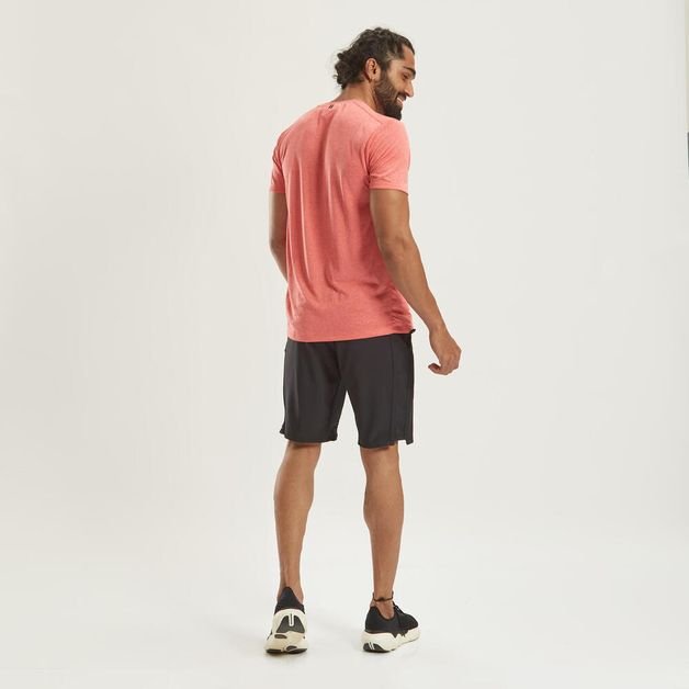 Camiseta masculina de Treino Cardio 100, vermelha, M