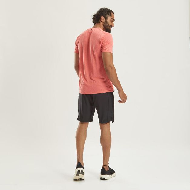 Camiseta masculina de Treino Cardio 100, vermelha, M