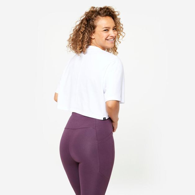T-shirt crop 520 cosmeto, uk 16 / eu xl Branca P