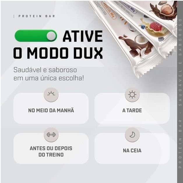 *barra prot dux 60g choc avela, no size