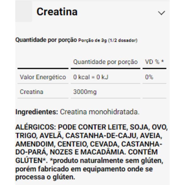 *creatina dux creapure 100g, no size